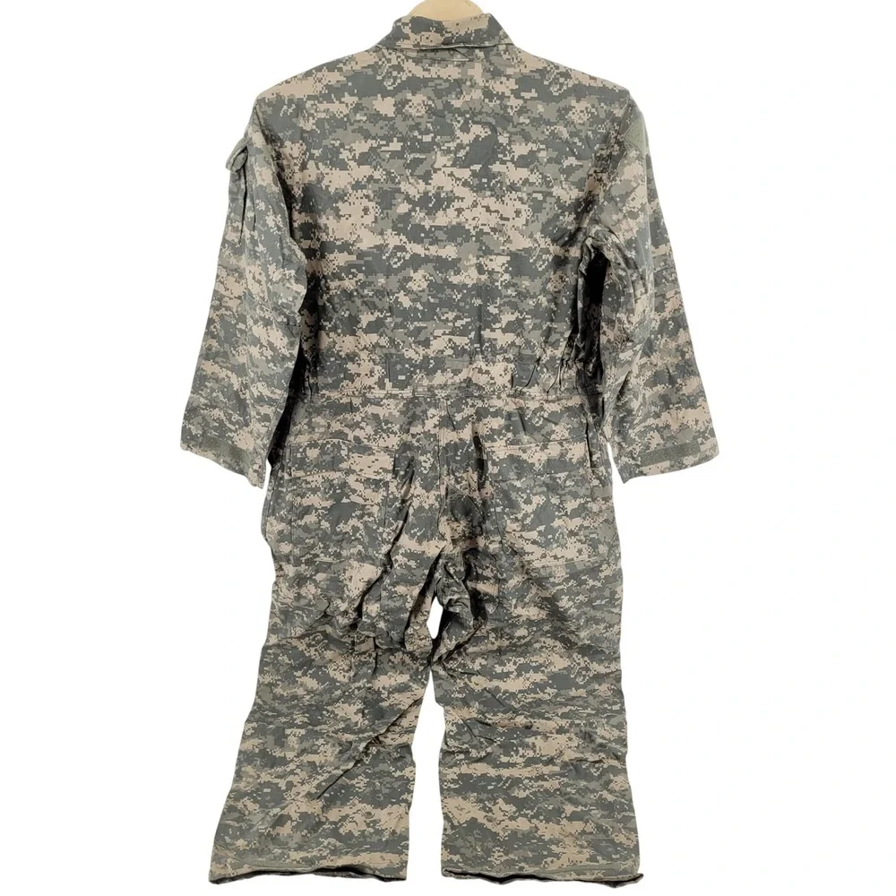 Carter Enterprises Coveralls Mechanics Mens 2XL Gray‎ Digital Camouflage Print